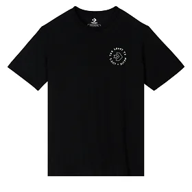 Men’s Life’aas Short Embroidered Tee Black